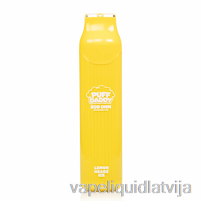 Puff Daddy 6000 Vienreizējās Lietošanas Citrona Headz Ledus Vape šķidrums
